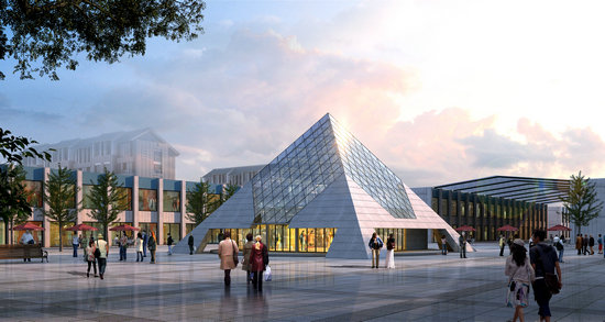 汉中金字塔网架